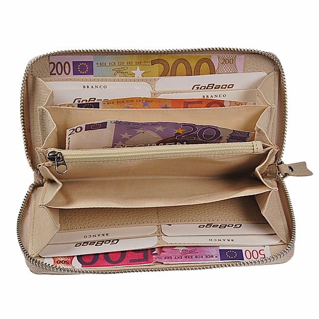 Portfel Damski Skórzany RFID 62593 BRANCO