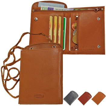 Portfel na Szyję skórzany 422 BRANCO