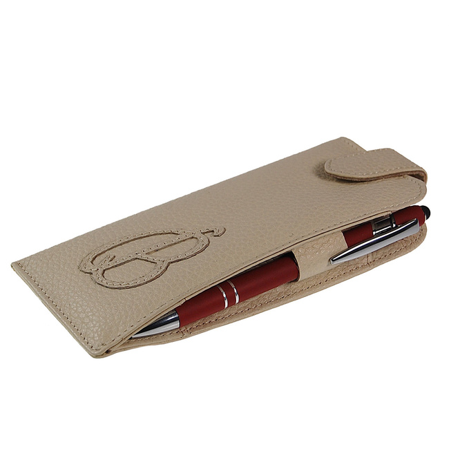 Etui na okulary skórzane 62238 BRANCO 