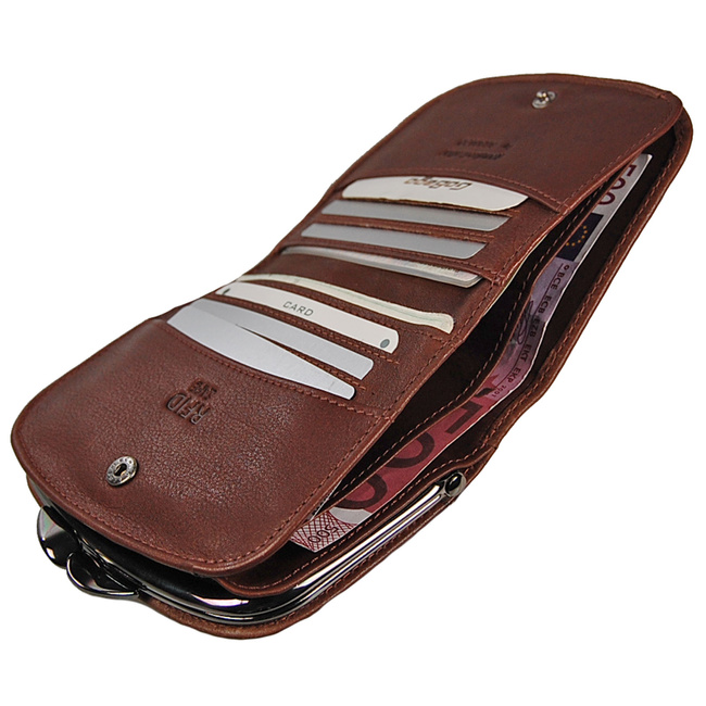 Portfel skórzany RFID 95771 BRANCO