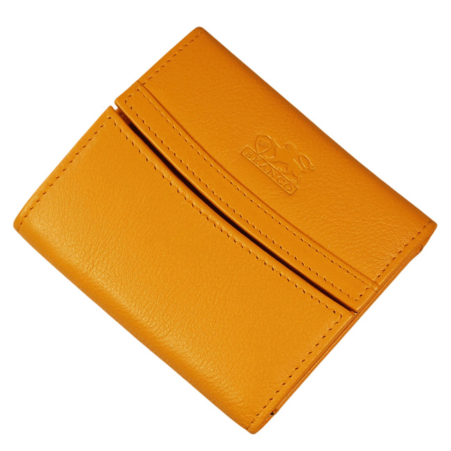 Portfel  skórzany mały 91109 RFID BRANCO