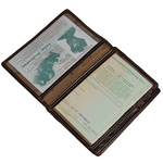 Etui na dokumenty skórzane RFID 5521 Wild