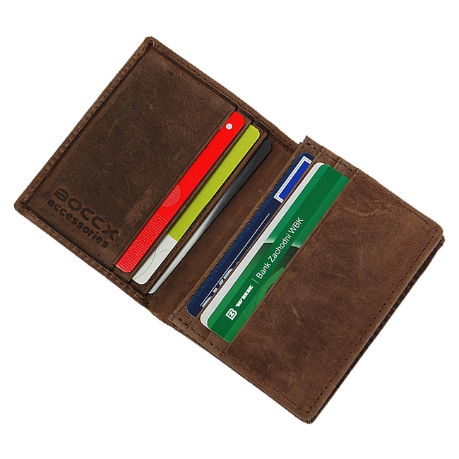 Portfel Męski mały skórzany 40026 BOCCX