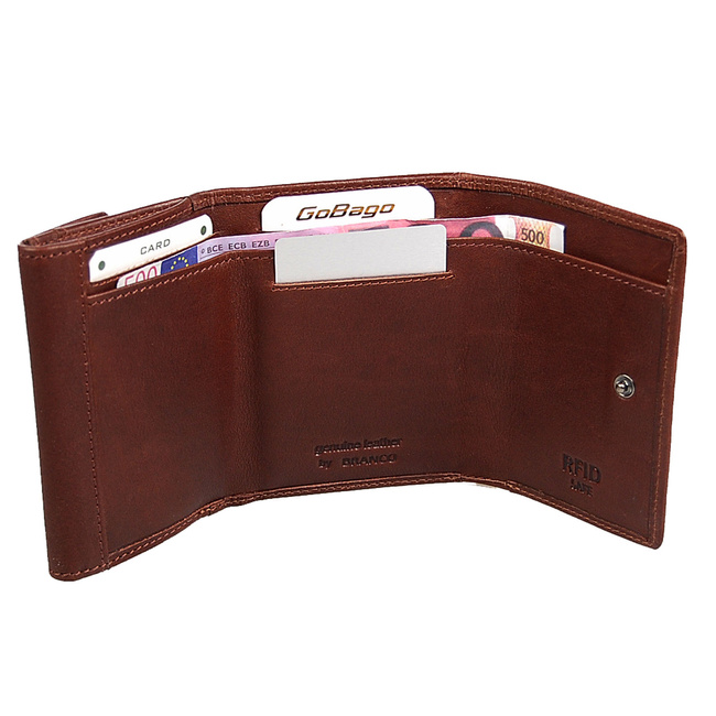 Portfel skórzany RFID 95252 BRANCO