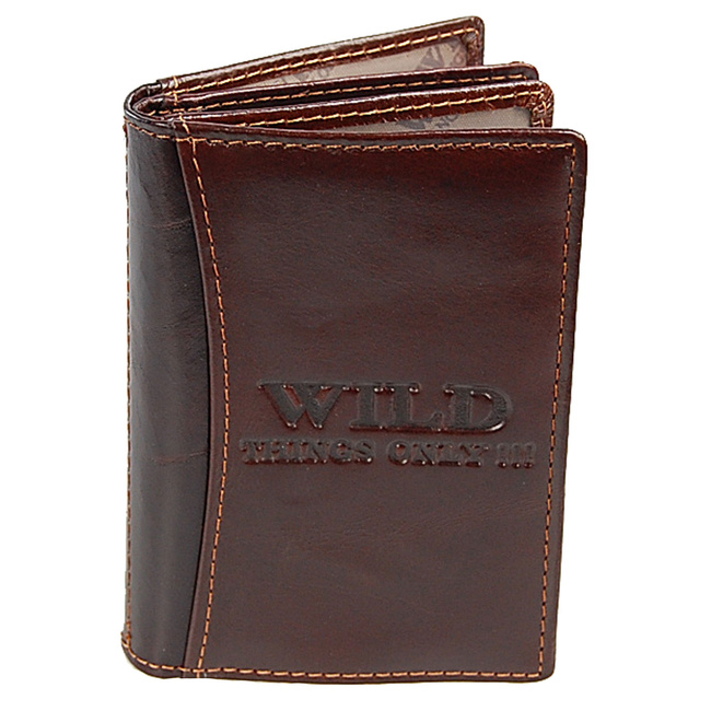 Etui na dokumenty skórzane RFID 5521 Wild