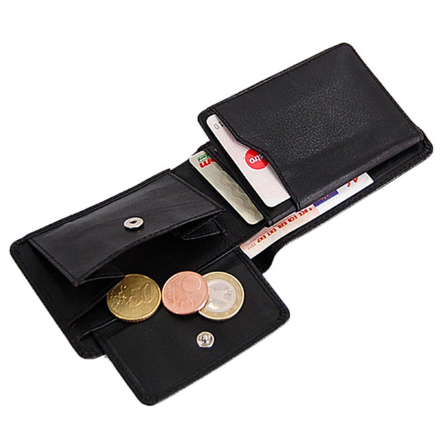 Portfel mały skórzany 12022 BRANCO