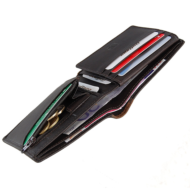 Portfel Męski skórzany RFID 60945 BRANCO