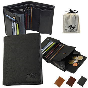 Portfel Męski skórzany 35369 BRANCO