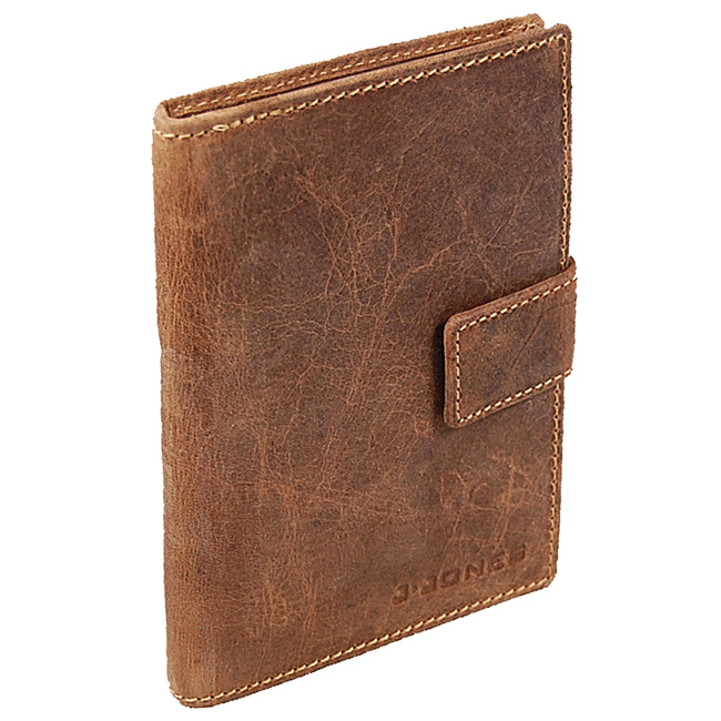  Portfel Męski skórzany Paszport RFID 5494r J.Jones