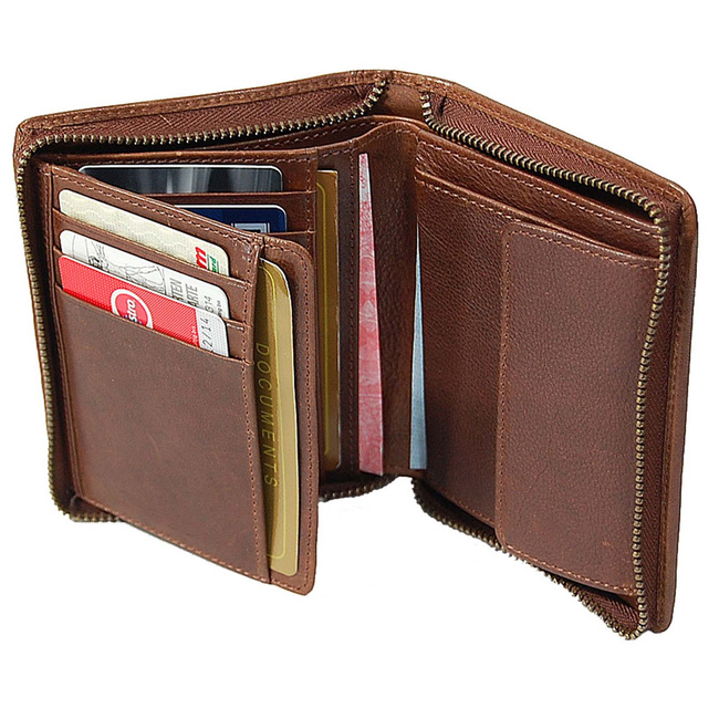 Portfel Męski skórzany 35009 BRANCO