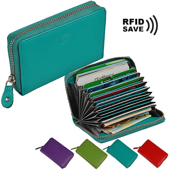 Etui na Karty Kredytowe skórzane RFID 70010 BOCCX