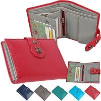 BRANCO Portfel damski 58369 Skóra naturalna