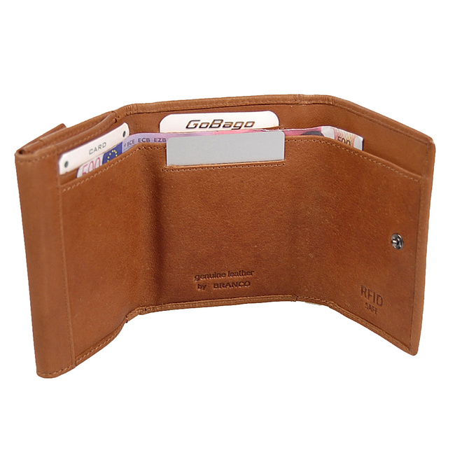 Portfel skórzany RFID 95252 BRANCO